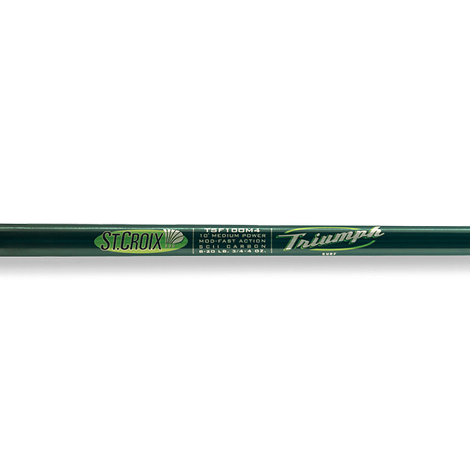 8 medium moderate action st.croix triumph surf rod St. Croix TSF106MH2 Spinning Coat slow cure finish Triumph Surf Spinning