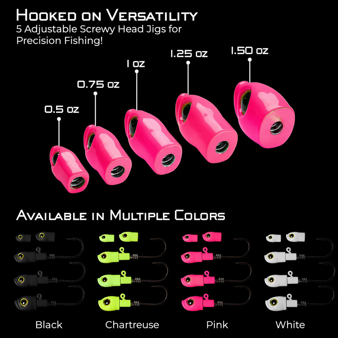 Screwy Head Jigs