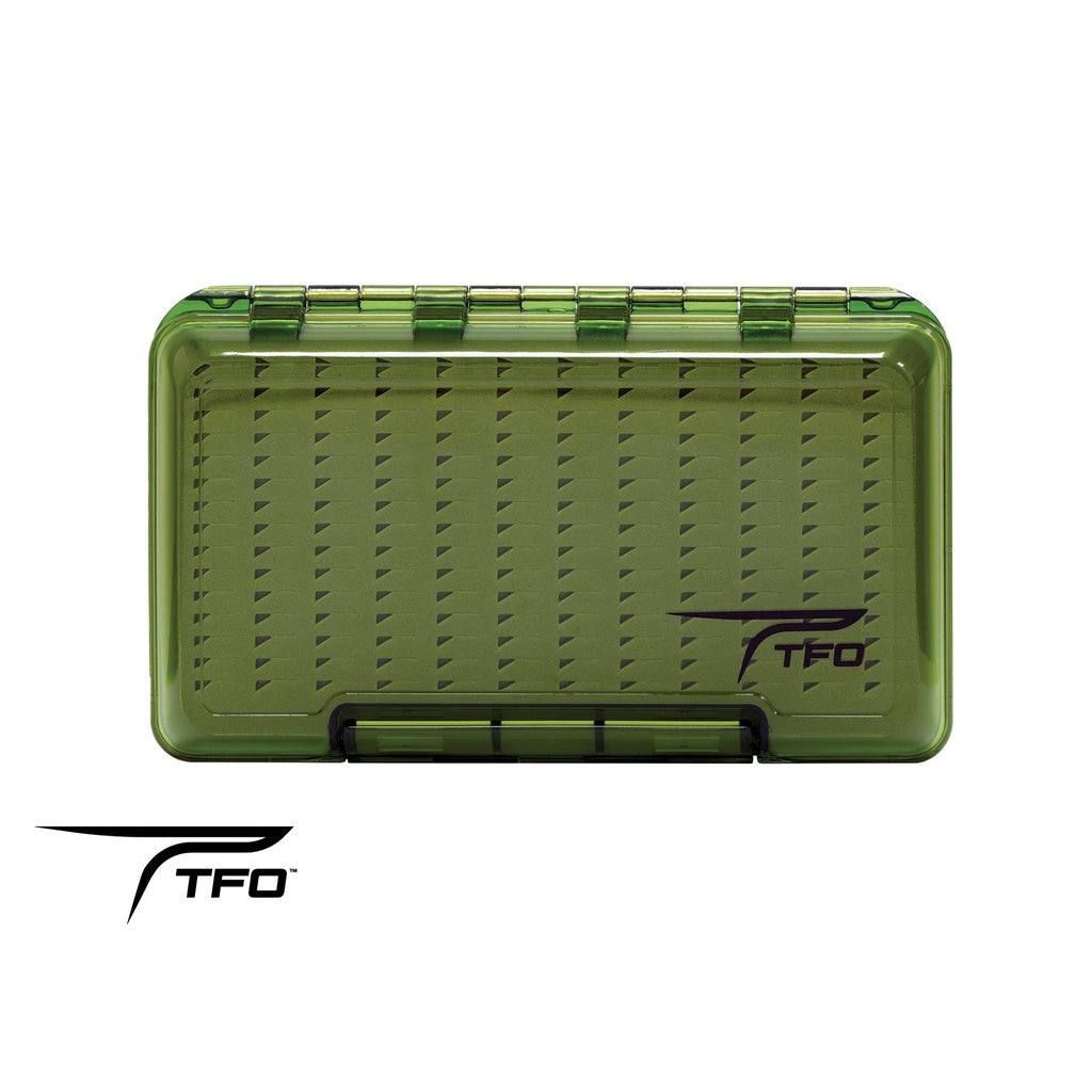 Olive Double-sided Waterproof Triangle Slit Foam Fly Box