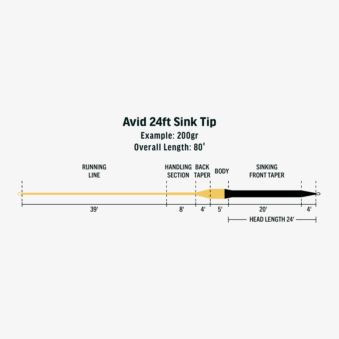 AVID 24FT SINK TIP