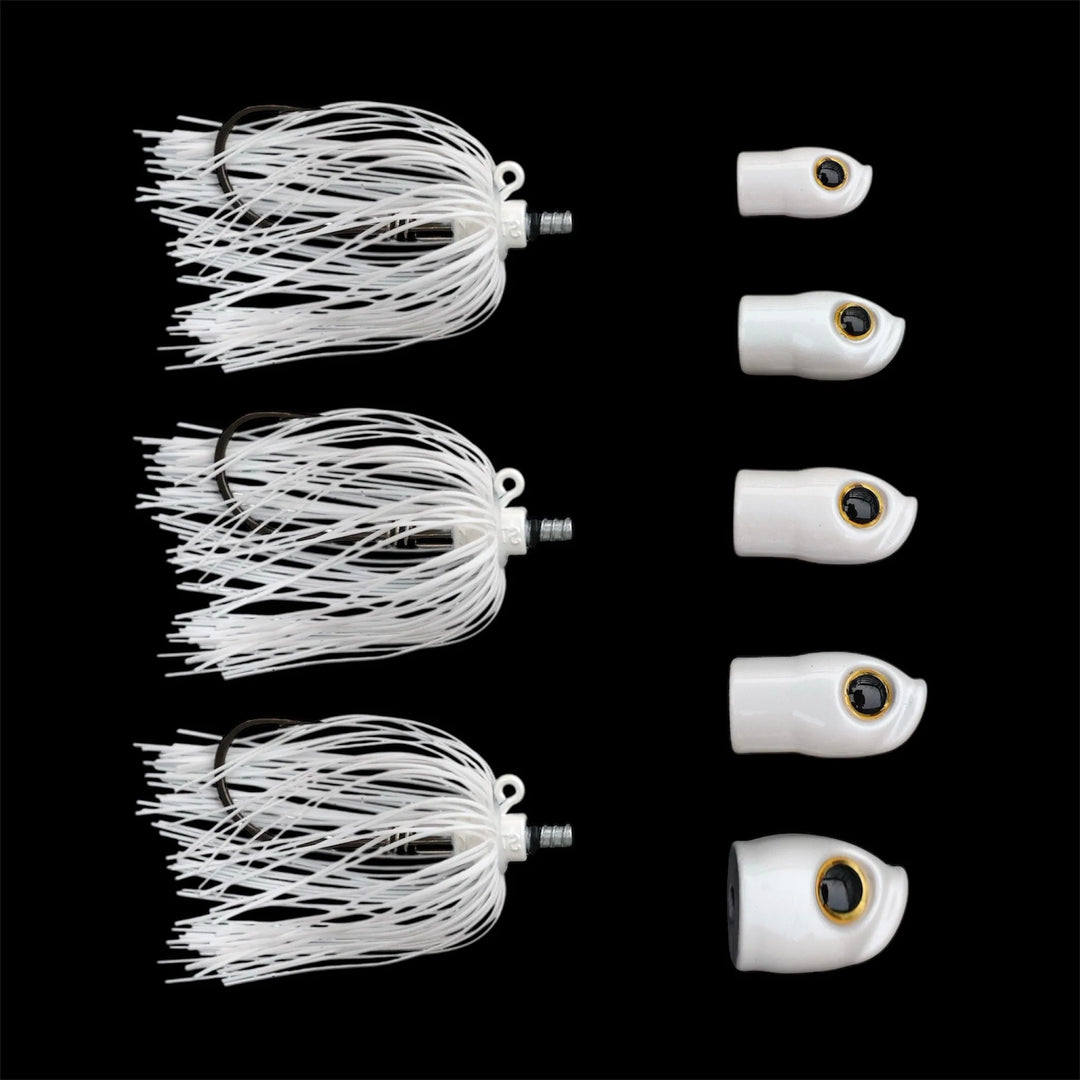 Skirted Screwy Head Jigs