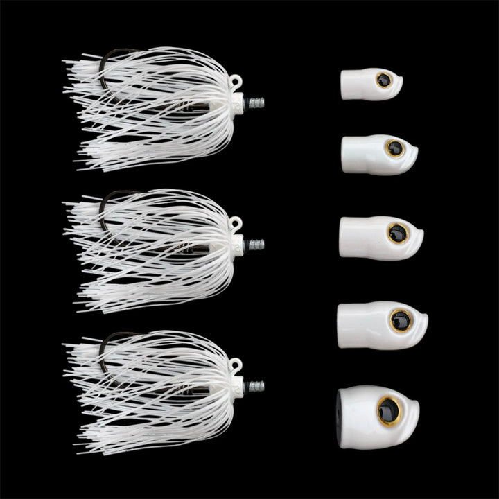 Skirted Screwy Head Jigs