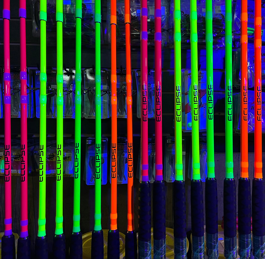 ECLIPSE GLOW SPINNING RODS