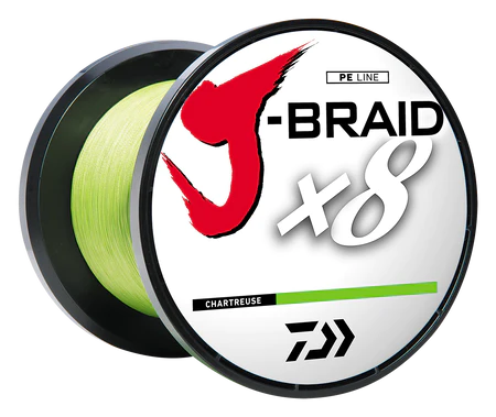 J-BRAID X8 Braided Line - Chartreuse