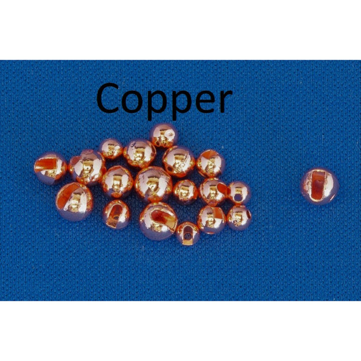 Slotted Tungsten bead - 25 Pack