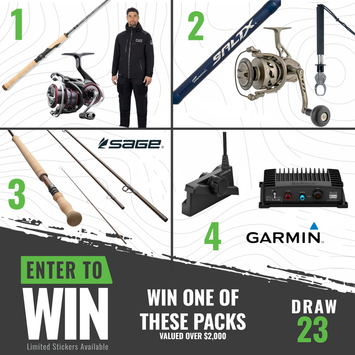 CHASIN TIDES TACKLE STICKER DRAW #23