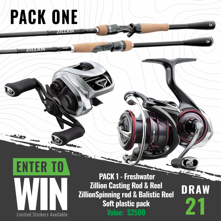 CHASIN TIDES TACKLE STICKER DRAW #21