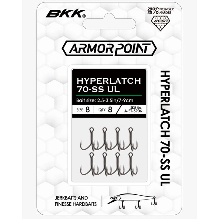 ARMOR-POINT HYPERLATCH 70-SS UL TREBLE HOOK