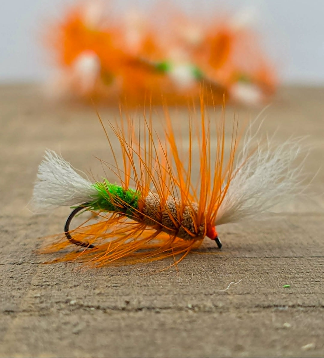 DIRTY | Natural/Green Butt/Orange Hackle