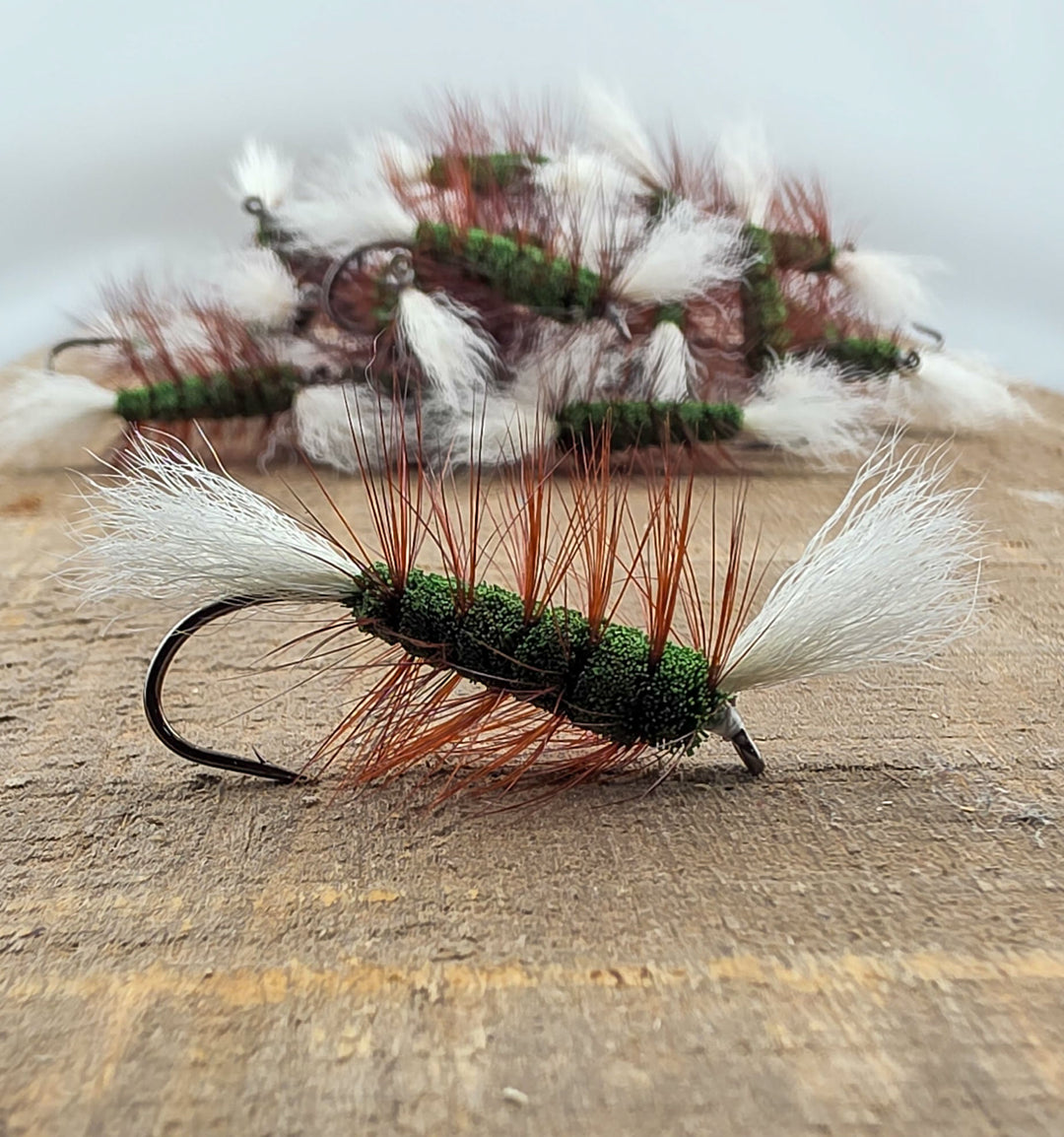 Green - Brown Hackle