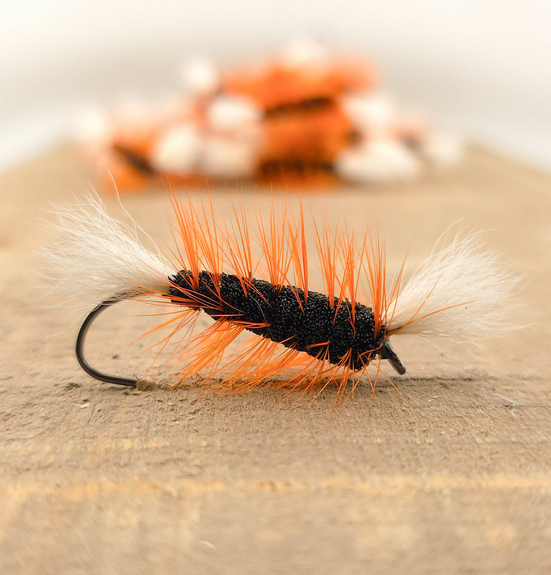 Black - Orange Hackle