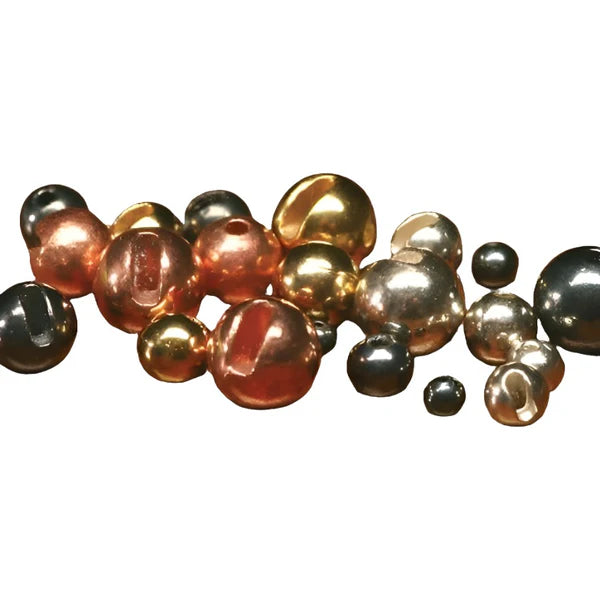 Slotted Tungsten bead - 25 Pack